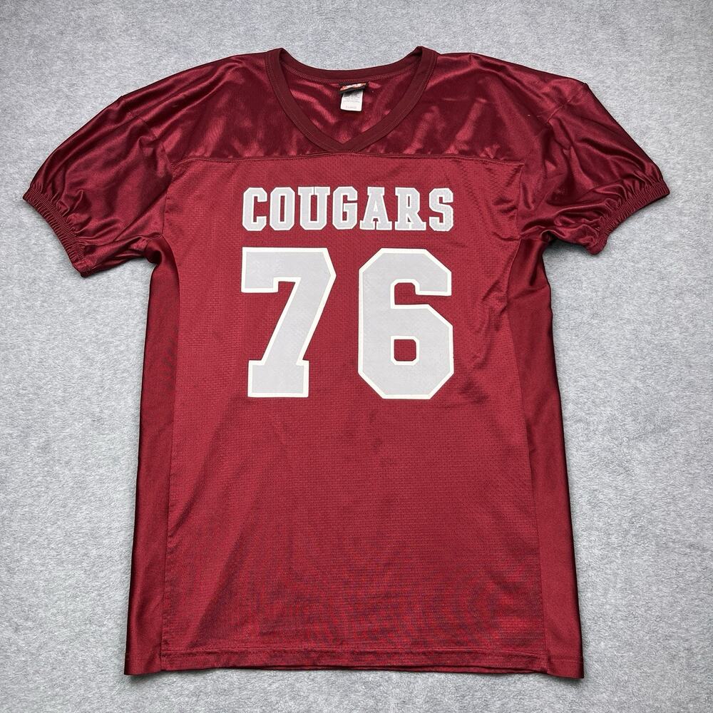 Wilson‎ Washington State Cougars #76 football jersey red made in usa